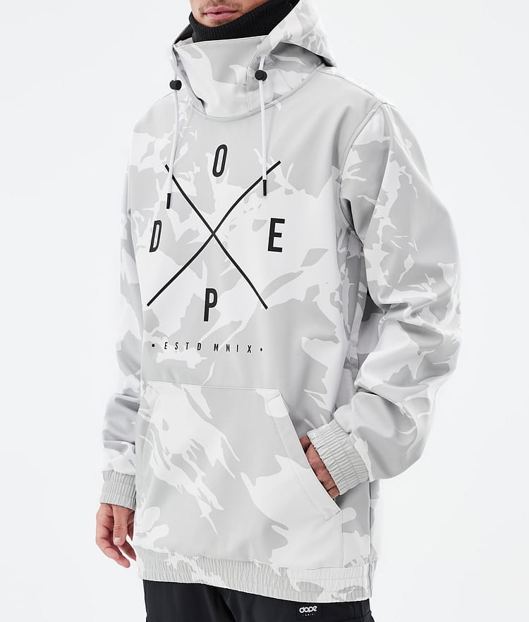 Dope Yeti Snowboard Jacket Men 2X-Up Grey Camo, Image 8 of 8
