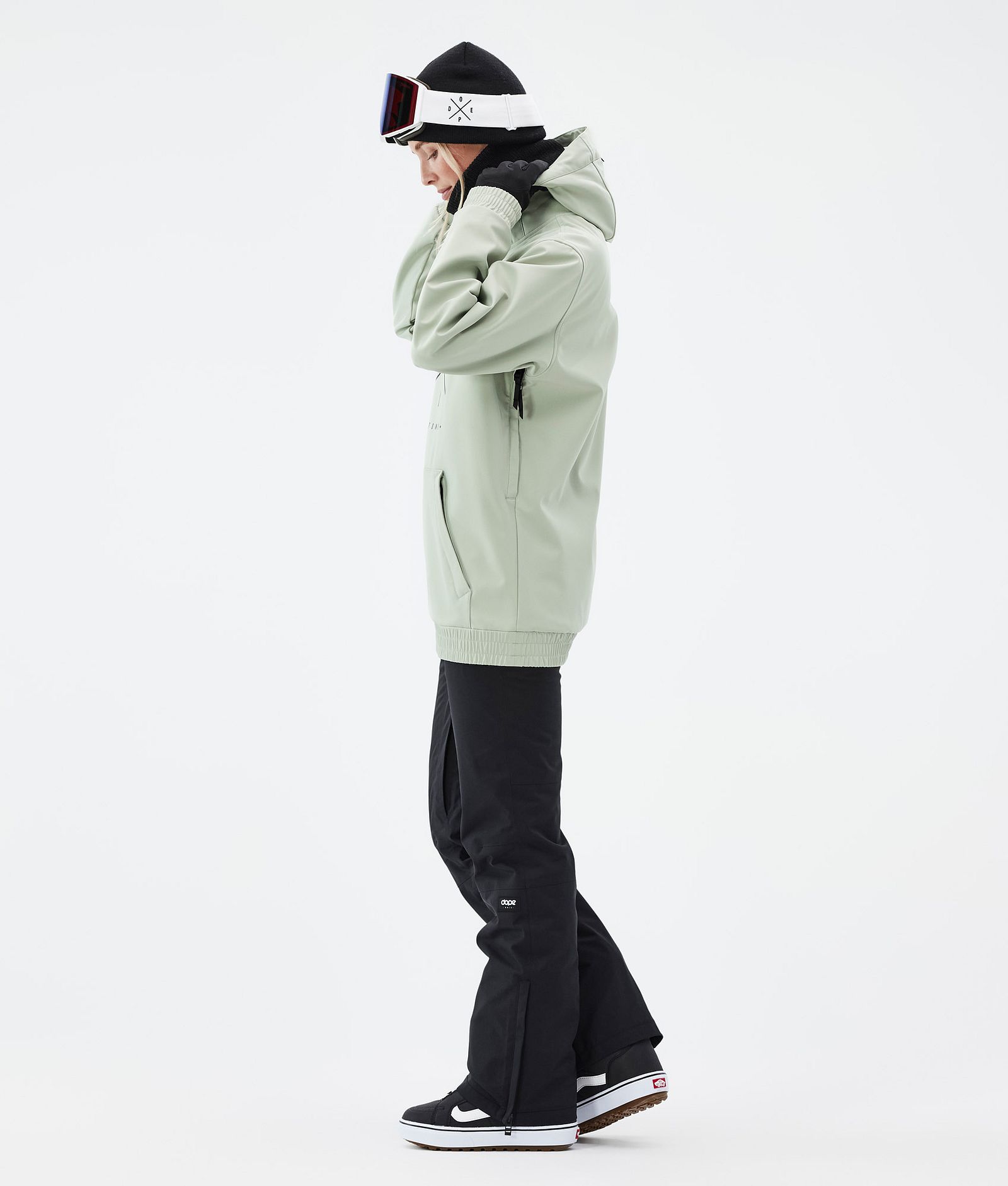 Dope Yeti W Snowboard Jacket Women 2X-Up Soft Green Renewed
