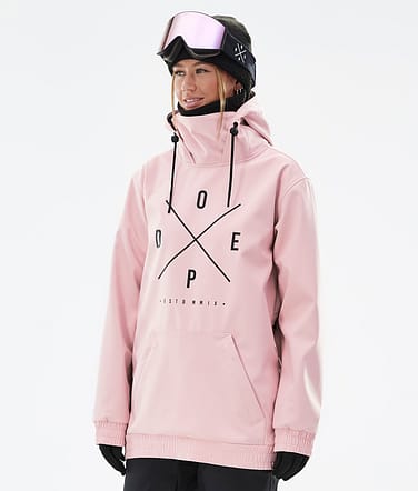 Dope Yeti W Snowboard Jacket Women 2X-Up Soft Pink Renewed