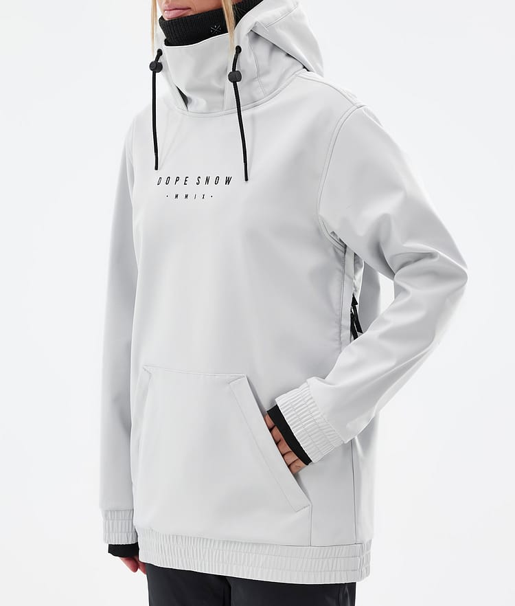 Dope Yeti W 2022 Snowboard Jacket Women Range Light Grey, Image 8 of 8
