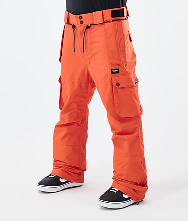 Dope Iconic Snowboard Pants Men Orange Renewed