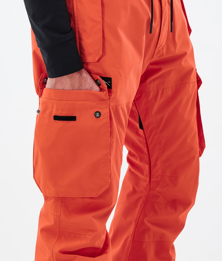 Dope Iconic Snowboard Pants Men Orange, Image 6 of 7