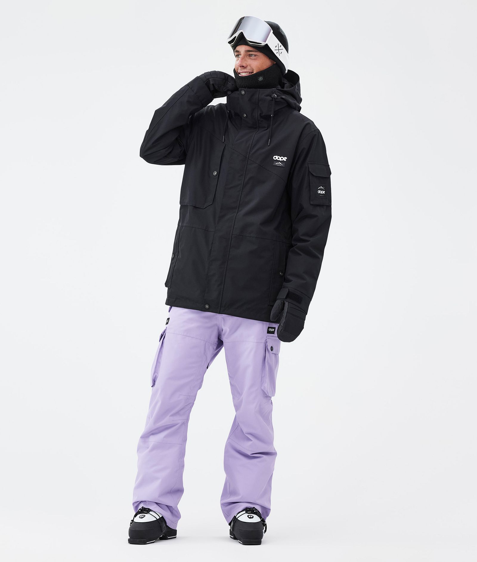 Dope Iconic Ski Pants Men Faded Violet, Image 2 of 7