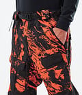 Dope Antek 2022 Snowboard Pants Men Paint Orange, Image 4 of 6
