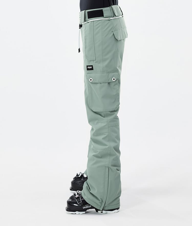 Dope Iconic W Ski Pants Women Faded Green, Image 3 of 7