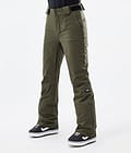 Dope Con W 2022 Snowboard Pants Women Olive Green, Image 1 of 5