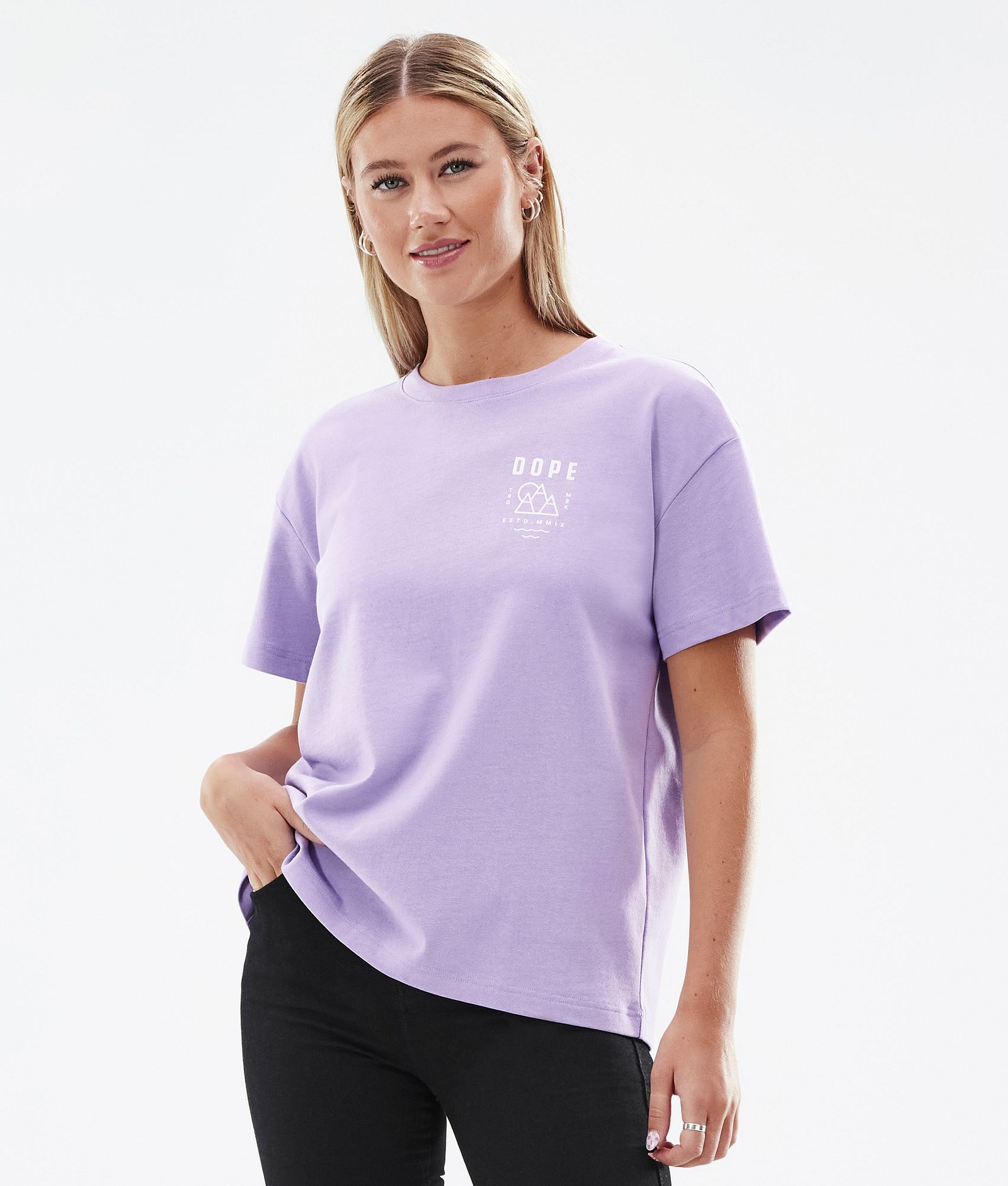 Dope Standard W 2022 T-shirt Femme Summit Faded Violet, Image 2 sur 5