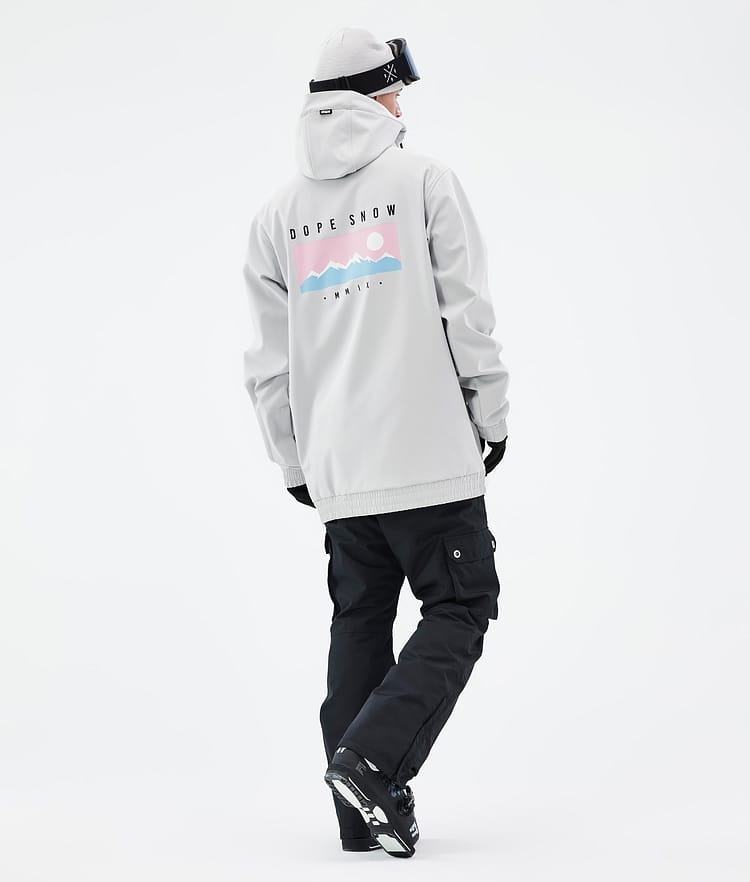 Dope Yeti 2022 Ski Jacket Men Range Light Grey, Image 4 of 8