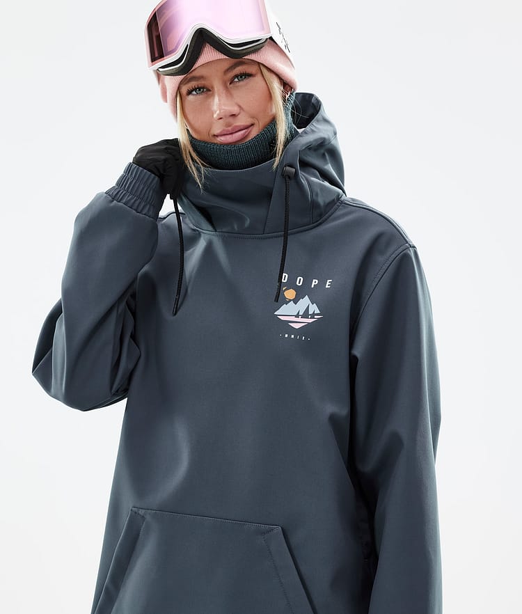 Dope Yeti W 2022 Snowboard Jacket Women Pine Metal Blue, Image 3 of 8