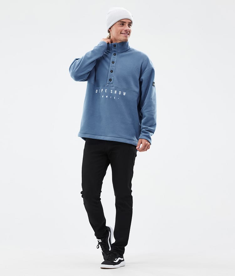 Dope Comfy Fleece Sweater Men Blue Steel, Image 3 of 6