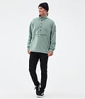 Dope Comfy Fleece Sweater Men Faded Green, Image 3 of 6