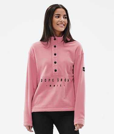 Dope Comfy W Fleece Sweater Women Pink Renewed