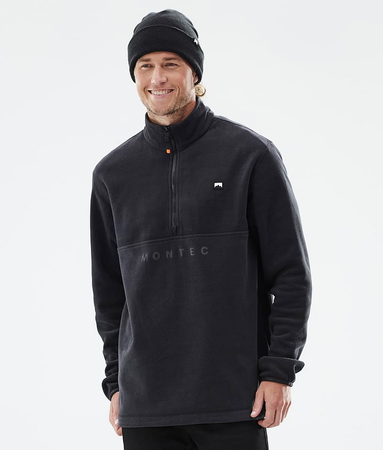 Montec Echo Fleece Sweater Men Black, Image 1 of 5