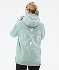 Dope Common W 2022 Hoodie Women 2X-Up Faded Green, Image 1 of 6