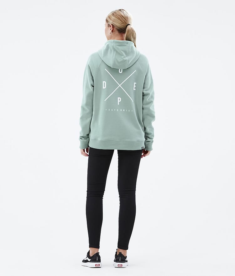 Dope Common W 2022 Hoodie Women 2X-Up Faded Green, Image 4 of 6