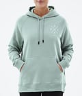 Dope Common W 2022 Hoodie Women 2X-Up Faded Green, Image 6 of 6