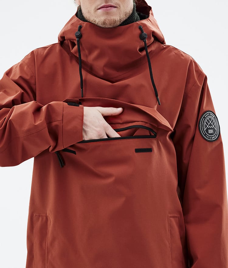 Dope Blizzard 2022 Snowboard Jacket Men Rust, Image 9 of 9