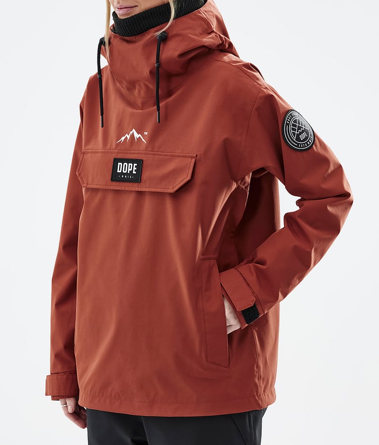 Dope Blizzard W 2022 Snowboard Jacket Women Rust, Image 8 of 9