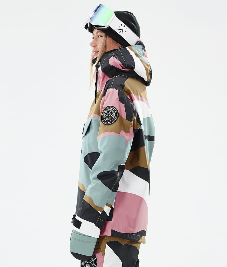 Dope Blizzard W Snowboard Jacket Women Shards Gold Muted Pink, Image 6 of 8