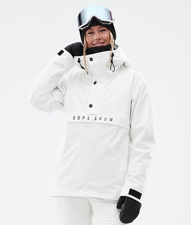 Dope Legacy W Snowboard Jacket Women Old White Renewed