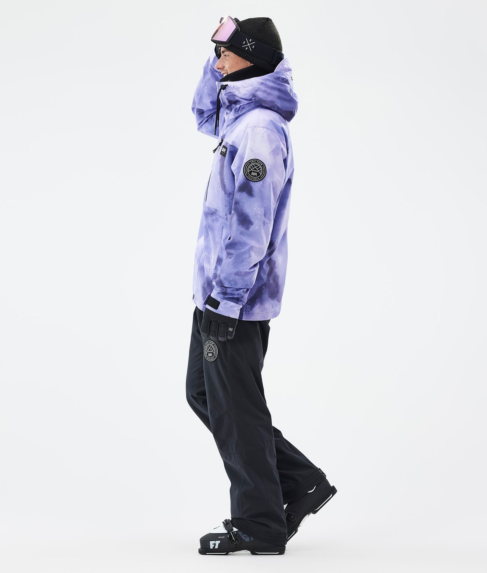 Dope Blizzard Full Zip Ski Jacket Men Liquid Violet, Image 4 of 10