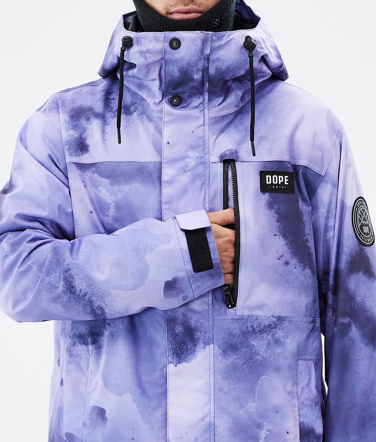 Dope Blizzard Full Zip Snowboard Jacket Men Liquid Violet, Image 9 of 10