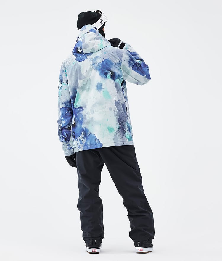 Dope Blizzard Full Zip Snowboard Jacket Men Spray Blue Green, Image 5 of 9