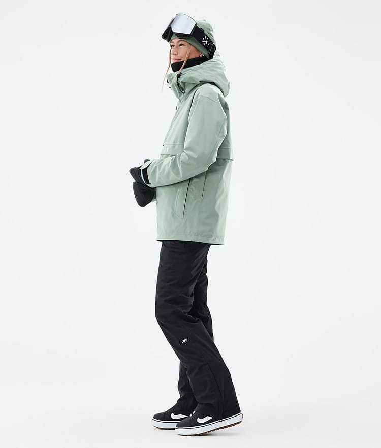 Dope Legacy W Snowboard Jacket Women Faded Green, Image 4 of 8