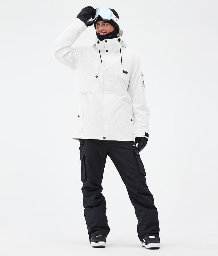 Dope Adept Snowboard Jacket Men Old White Renewed, Image 3 of 9