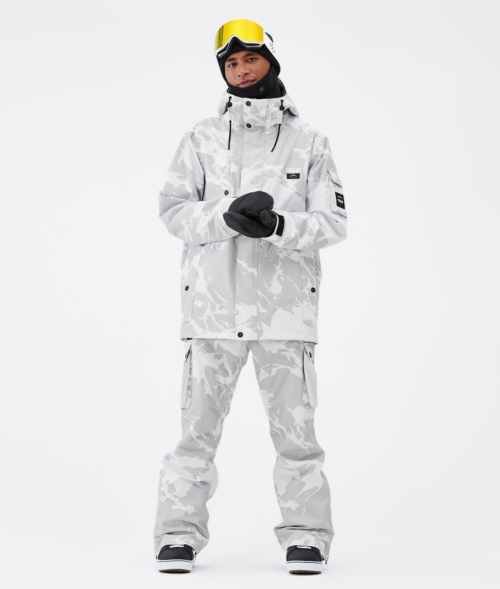 Dope Adept Snowboard Jacket Men Grey Camo, Image 2 of 9