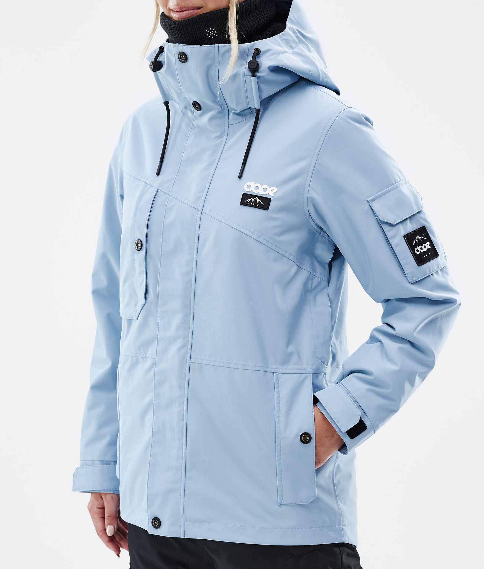 Dope Adept W Snowboard Jacket Women Light Blue Renewed, Image 7 of 9