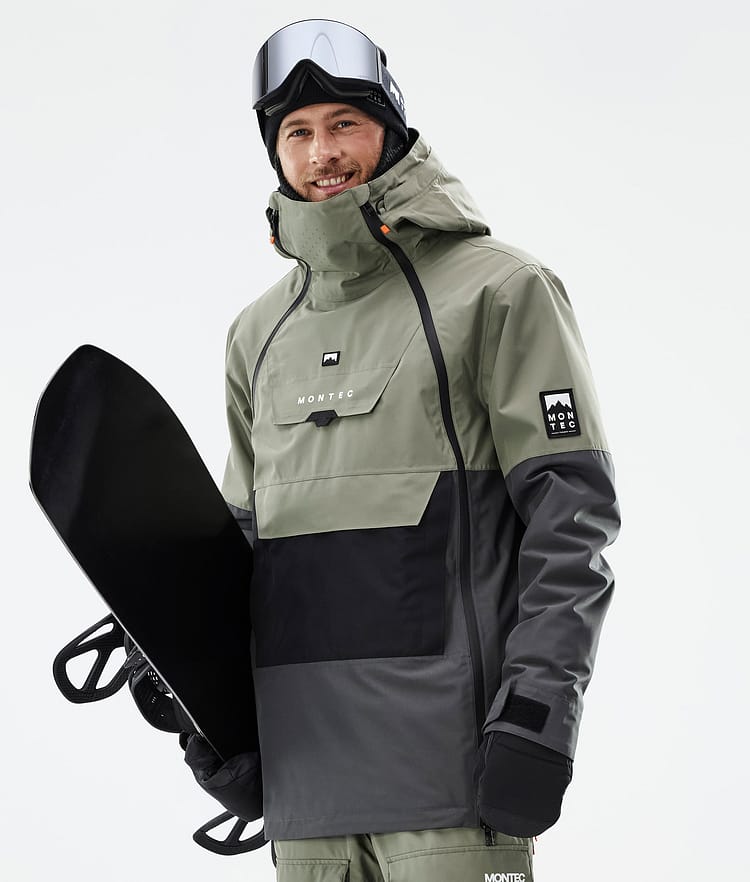 Montec Doom Snowboard Jacket Men Greenish/Black/Phantom, Image 1 of 11