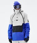 Montec Doom Veste Snowboard Homme Light Grey/Black/Cobalt Blue, Image 1 sur 11