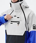 Montec Doom Snowboard Jacket Men Light Grey/Black/Cobalt Blue, Image 10 of 11
