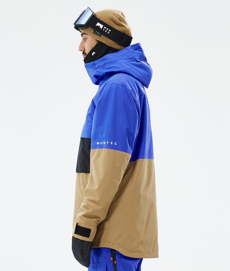 Montec Dune Snowboard Jacket Men Cobalt Blue/Back/Gold, Image 6 of 9