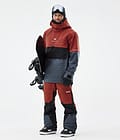 Montec Dune Snowboard Jacket Men Rust/Black/Metal Blue, Image 3 of 9