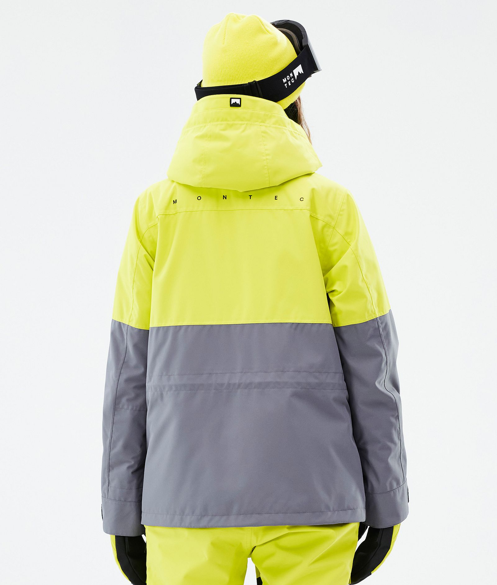 Montec Doom W Ski Jacket Women Bright Yellow/Black/Light Pearl, Image 7 of 11