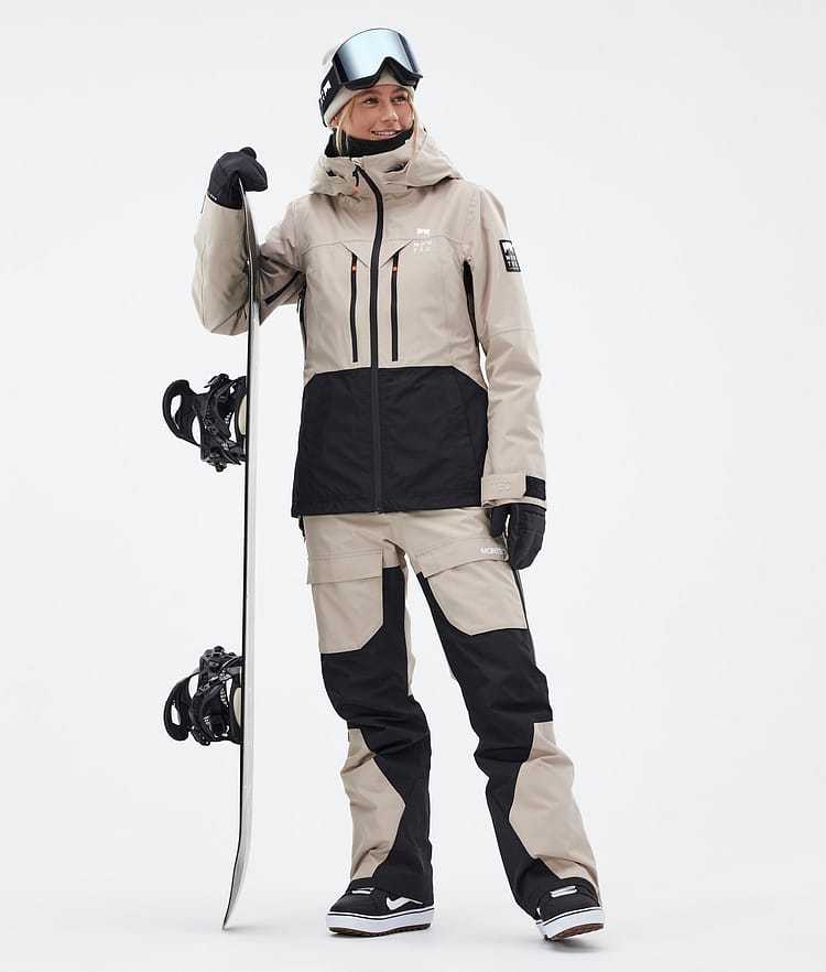 Montec Moss W Snowboard Jacket Women Sand/Black, Image 3 of 10