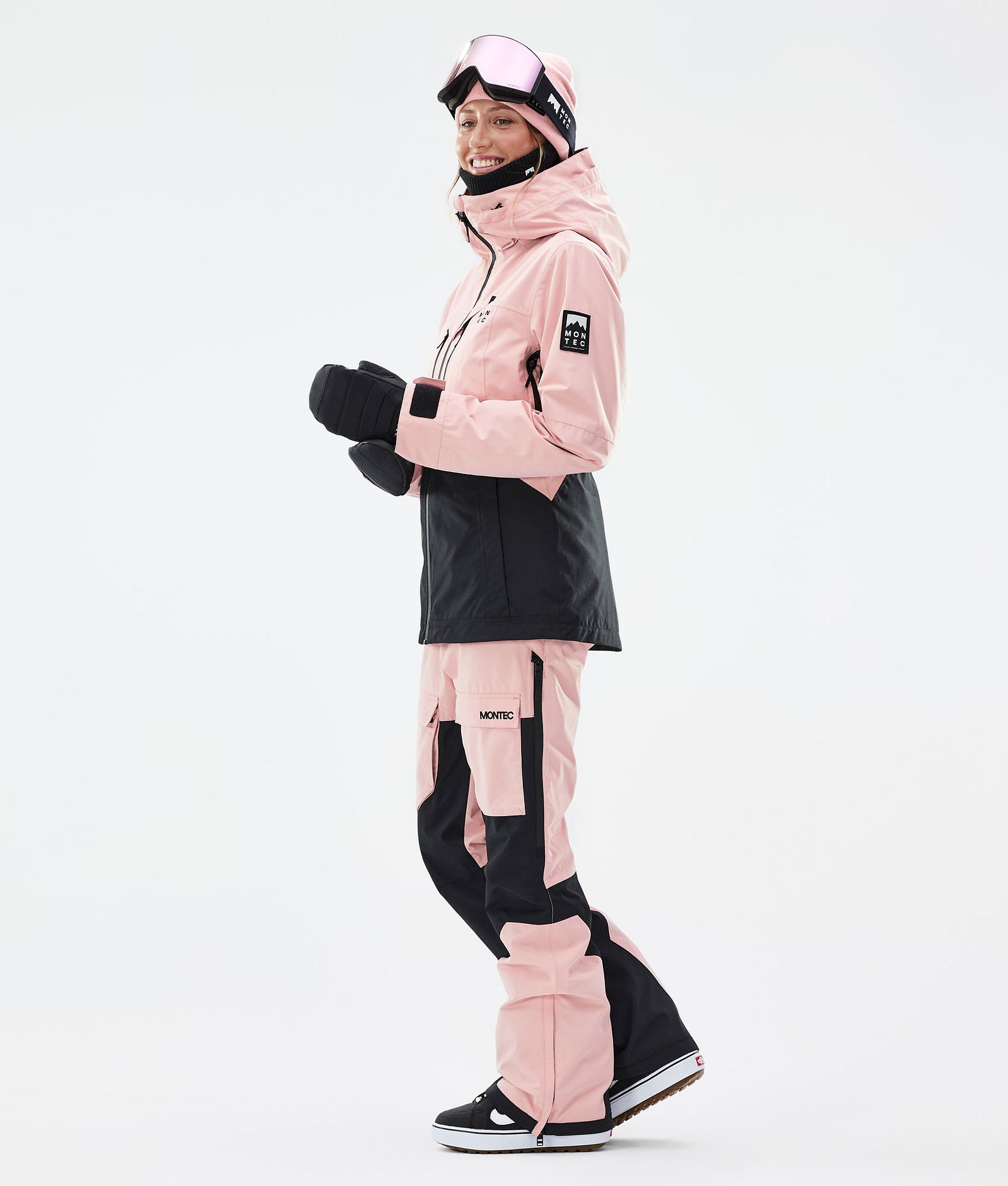 Montec Moss W Snowboard Jacket Women Soft Pink/Black, Image 4 of 10
