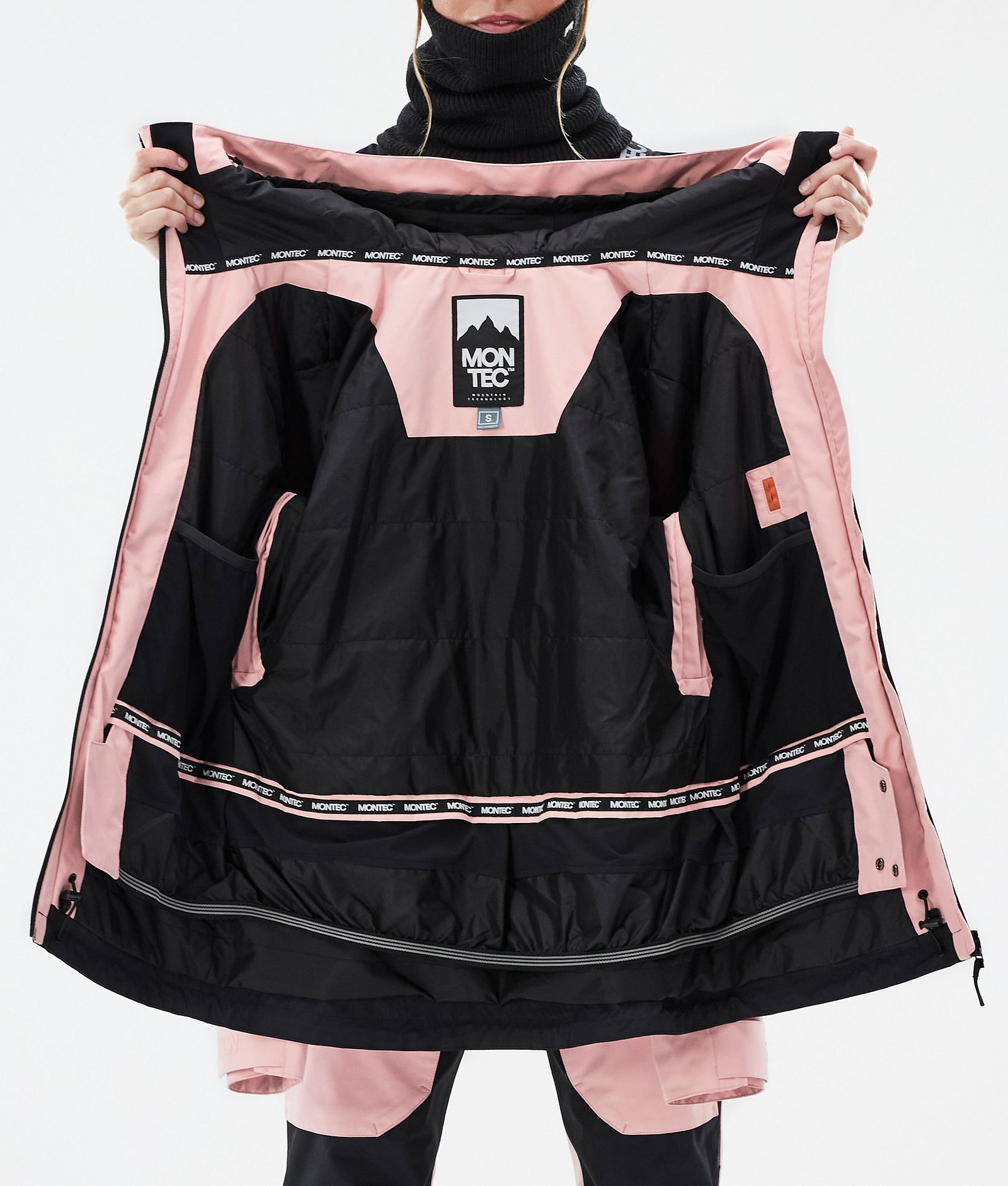 Montec Moss W Snowboard Jacket Women Soft Pink/Black, Image 10 of 10
