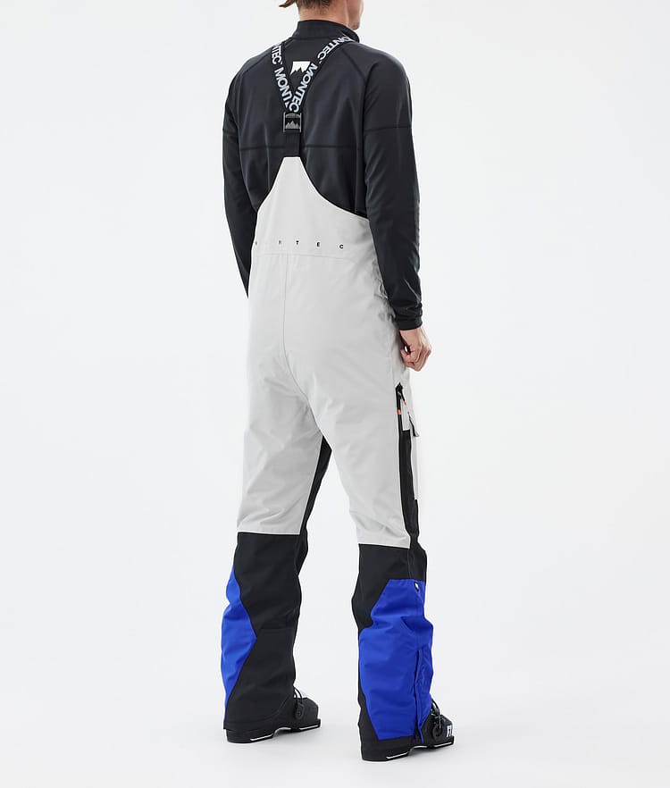 Montec Fawk Ski Pants Men Light Grey/Black/Cobalt Blue, Image 4 of 7