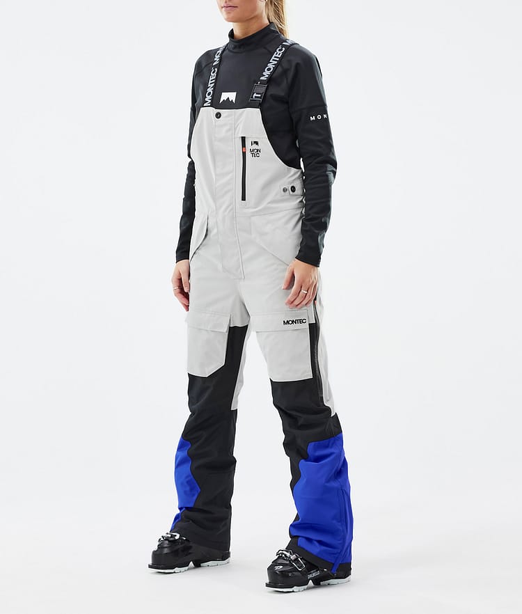 Montec Fawk W Ski Pants Women Light Grey/Black/Cobalt Blue, Image 1 of 7