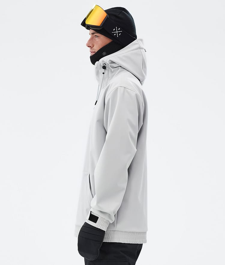 Dope Yeti Snowboard Jacket Men Silhouette Light Grey, Image 7 of 7
