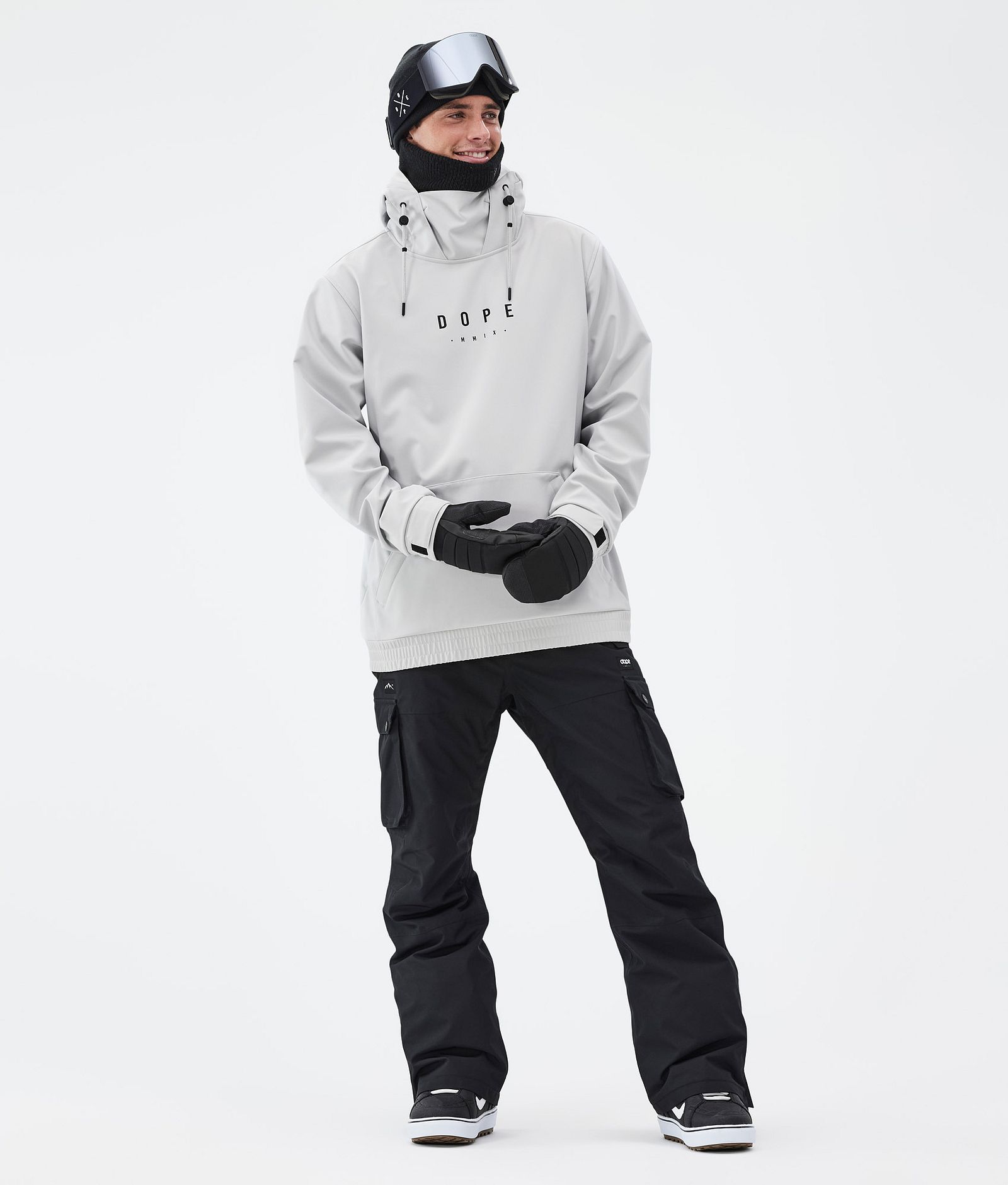 Dope Yeti Snowboard Jacket Men Aphex Light Grey, Image 6 of 8