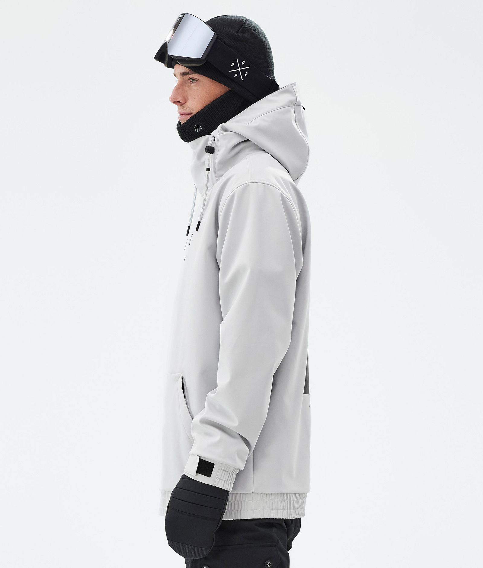 Dope Yeti Snowboard Jacket Men Aphex Light Grey, Image 7 of 8