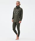 Dope Snuggle Base Layer Pant Men 2X-Up Olive Green, Image 3 of 7