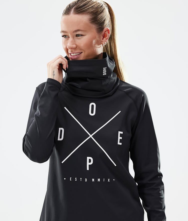 Dope Snuggle W Base Layer Top Women 2X-Up Black, Image 2 of 7