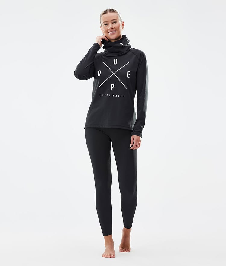 Dope Snuggle W Base Layer Top Women 2X-Up Black, Image 3 of 7