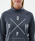 Dope Snuggle W Base Layer Top Women 2X-Up Metal Blue, Image 6 of 7
