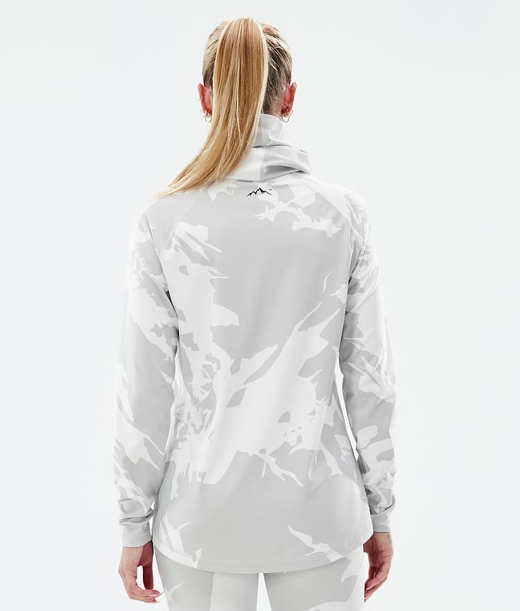 Dope Snuggle W Base Layer Top Women 2X-Up Grey Camo, Image 5 of 7
